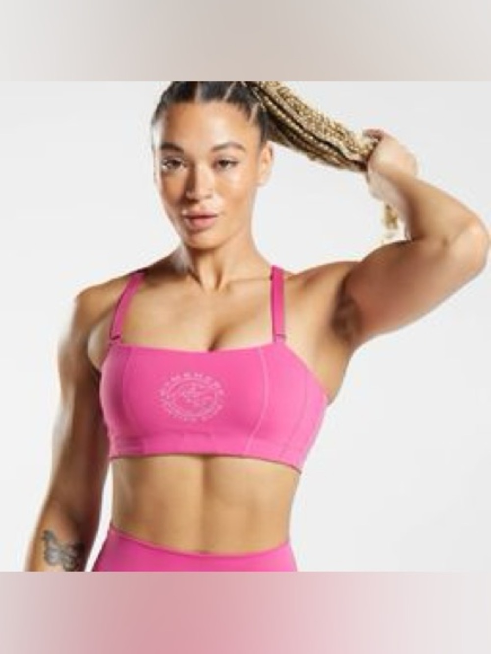 Gymshark Lifting Club Bandeau Style bra